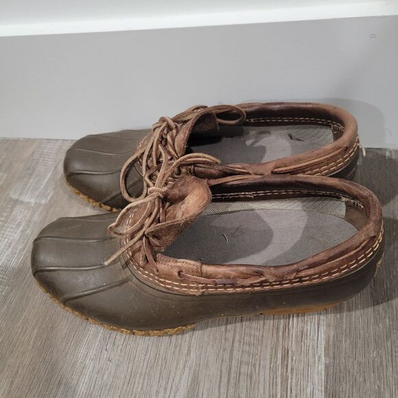 Bean Boots Mens Size 8 Low Top Duck Rubber Outdoor Maine Gumshoe - Picture 3 of 8